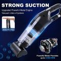 Portable Car Vacuum Cleaner USB Chargable Vacuum Cleaner 10000Pa High Power Vacuum for Car Detailing Interior Cleaning-Black. 