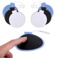 Round 8.5cm Silicone Gel Electrode Pads Nerve Muscle Stimulator Electrode Stickers for Tens Acupuncture Physiotherapy Machine. 