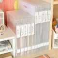 1Pcs New Sorting Folder Holder File Organizer Box A4 A5 Office Stationery A4 Paper Storage Box Plastic Desktop Organize Document Case. 