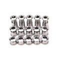 5 Pairs Crankset Bolts Crank Bolts Bike Chainring Bolts Bicycle Crank Screws Nut.