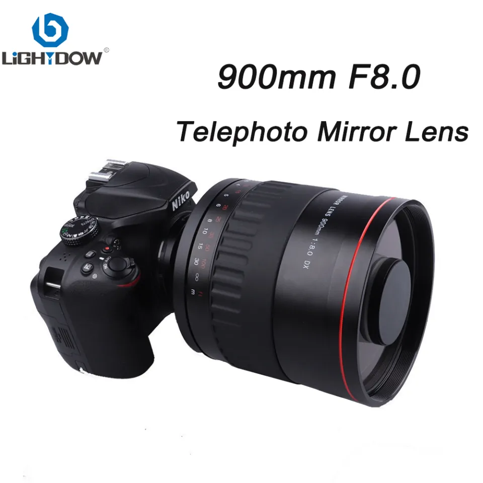 Lightdow 900mm F8.0 Telephoto Mirror Lens Camera Lens for Canon