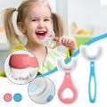 Baby Toothbrush Children 360 Degree U-shaped Child Toothbrush Teethers Soft Silicone Baby Brush Kids Teeth Oral Care Cleaning. 