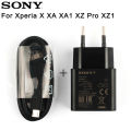 Sony Adapter Fast Charging Charger UCH10 For Sony Xperia X/XZ Pro XZ1/XZ1 Micro USB Cable.