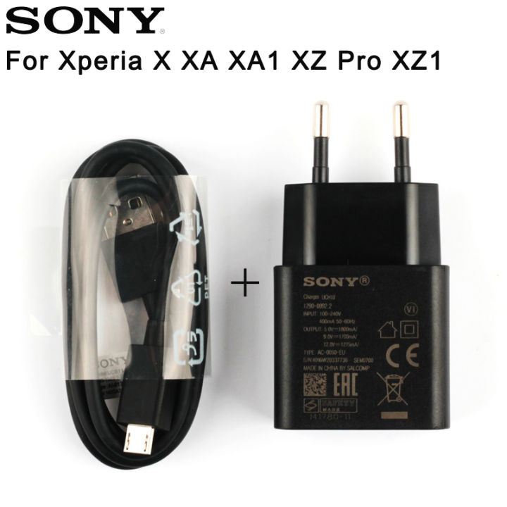 Sony%20Adapter%20Fast%20Charging%20Charger%20UCH10%20For%20Sony%20Xperia%20X/XZ%20Pro%20XZ1/XZ1%20Micro%20USB%20Cable%20-%20Image%202