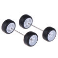 1/64 Wheels For Hotwheels with Rubber Tire Model Model Car Modified Parts Toys.