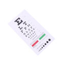 The List Standard Eye Test Chart Eyesight Testing Wall Visual Exam Pendant Examination Convenient Kids Vision Schedule. 