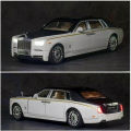 1:24 Rolls Royce Phantom Diecast Alloy Car Luxurious Simulation Toy Vehicles Metal Car 6 Doors Open Model Car Sound Light Toys For Gift. 
