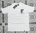Half Sleeve Mesh Jersey T-shirt - White white. 