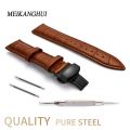 Watchband 12mm18mm 19mm 20mm 21mm 22mm 24mm Soft Calf Leather Watch Strap Alligator Grain Watch Band for Tissot Seiko.