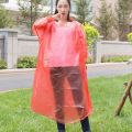 1pcs Disposable Adult Emergency Waterproof Rain Coat Motorcycle Rainwear Long Style Hiking Poncho Environmental Rain Jacket. 