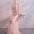 Evening Gown Women's Banquet High-End Generous Long Temperament Gorgeous Host Socialite Dress Fishtail.