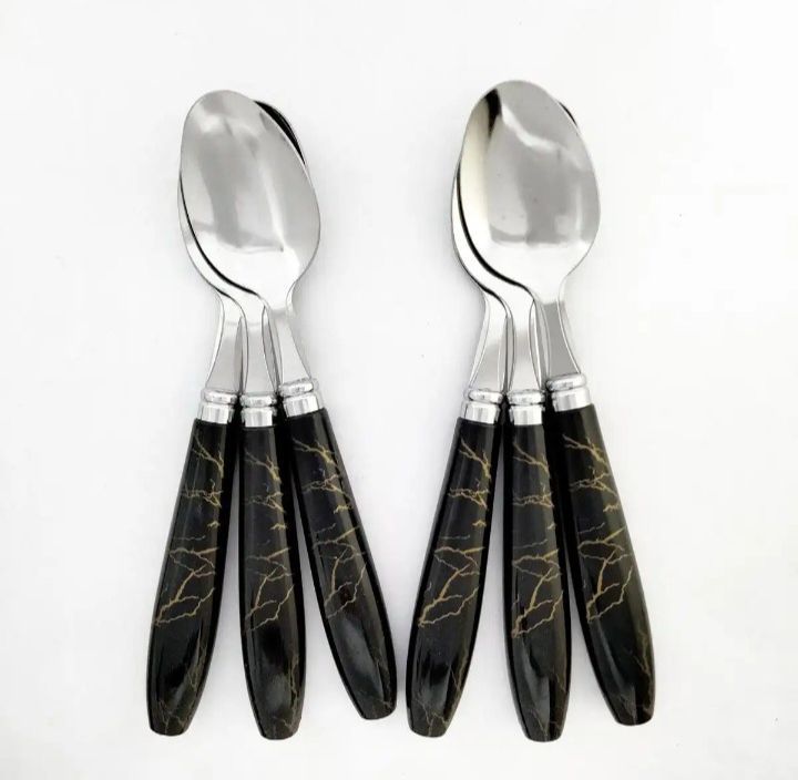 Stainless%20Steel%20Ceramic%20Design%20Spoon%20for%20Home/Kitchen,%20Set%20of%206%20Pc%20-%20Image%202