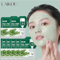 Laikou 5 Piece Tea Trees Mud Mask Antiy Rinkel Night Facial Packs Skin Clean Dark Circle Moisturize Anti-Anging Skin Care. 