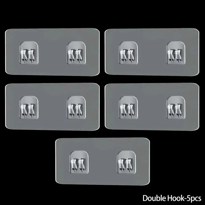 5Pcs%20Self%20Adhesive%20Wall%20Hooks%20Invisible%20Traceless%20Snap%20Hook%20Organizer%20Wall%20Storage%20Holder%20Bathroom%20Kitchen%20Bedroom%20Hook%20Kit%20-%20Image%207