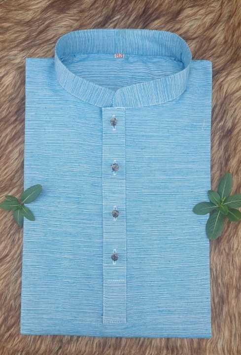 Khadi%20Cotton%20Semi%20Long%20Panjabi%20for%20Menz%20Fashion%20-%20Image%206