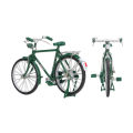1:10 Alloy Bicycle Model Vintage Miniature Simulation Collection Free Standing Bike Model with Inflator Briefcase. 