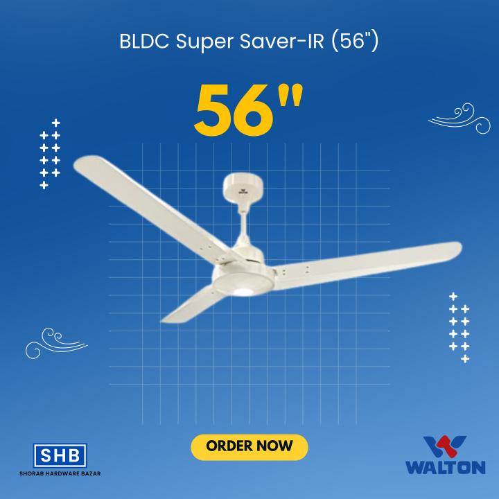 Walton Ceiling Fan BLDC Super Saver-IR (56")