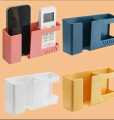 Wall mounted Mobile phone storage box for multi-purpose uses-2 in 1 phone storage-High quality plastic materials-MBSA.