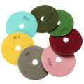 8Pcs Diamond Polishing Pads 4 inch Wet/Dry Set For Granite Stone Concrete Marble , Diamond Polishing Pads. 