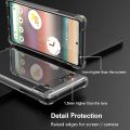 Google pixel 6A Flexible Clear Transparent Soft TPU Back Case Cover with bumper. 