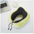 Soft Slow Rebound Cervical Healthcare Bedding Air and car Travel Pillow Drop Shipping U Shaped Memory Foam Neck Pillows. 