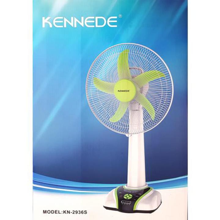 Kennede%20Rechargeable%20Half%20Stand%20Fan%20-%2016%20Inch%20-%20White%20And%20Orange%20-%20Image%202