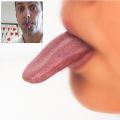 Silicone Realistic Fake Tongue Stretch Gag Joke Prank Magic Trick Scary Funny Toy. 