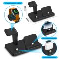 3 in 1 Wireless Charger Stand for Apple Watch Airpods Pro Multiple Devices Fast Charging for iPhone 14 13 12 11 XS XR X 8 7 Plus.