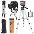 Tripod 3110 Camera Stand with Phone Holder Clip TikTok Stand. 