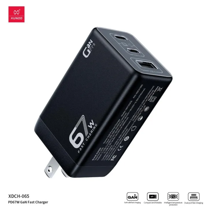XUNDD%20XDCH-065%2067W%2045W%2030W%2020W%20GaN%20FAST%20CHARGER%20Power%20Adapter%20XUNDD%20067%20PD%2020W%2030W%2045W%2067W%20Gan%20Fast%20Charger%20Adapter%20-%20Image%202