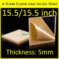 5mm Acrylic Sheet Plexiglass For Multi Usable DIY Projects Clear Transparent.