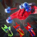 Disney Spider Mans Toys Kid Wrist Launcher Toy Set Super Hero Movie Figures Cosplay Glove Soft Bullet Birthday Gift for Children. 