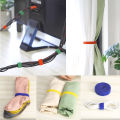 (3 rolls )1.5 m Magical Glue Self-Adhesive Tape Strap Data cable storage straps Home storage Hoop Loop Strap straps Headphone cable Computer cable arrangement Tape. 