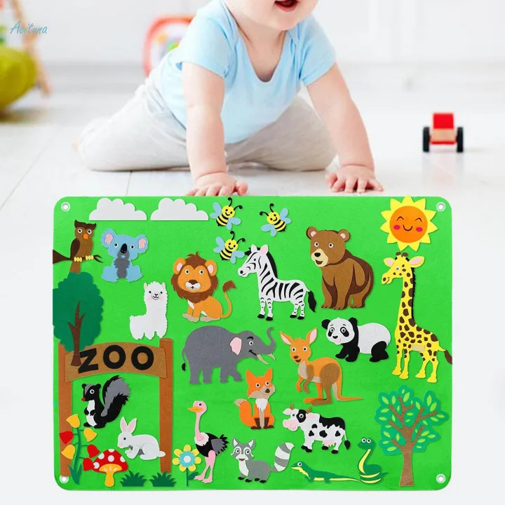 Busy%20Board%20for%201-5%20Years%20Old%20Toddlers,%20Montessori%20Felt%20Sensory%20Toys,%20Toddler%20Preschool%20Learning%20Activities%20Travel%20Toy%20for%20Kids%20-%20Image%202