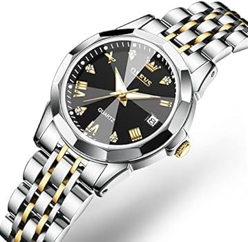 FREE%20BOX%20Olives%20Luxurious%20Formal%20Fashionable%20Look%20Cutting%20Edge%20Glass%20Day%20and%20Date%20Facilities%20Stainless%20Steel%20Chain%20Strap%20Men's%20Watch%20-%20Image%205