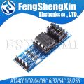 EEPROM memory module I2C interface AT24C01 AT24C02 AT24C04 AT24C08 AT24C16 AT24C32 AT24C64 AT24C128 AT24C256.