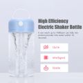 380ml Electric Shaker Bottle Portable Mixer Cup Battery Powered Coffee Shaker Cups Supplement for Protein Shakes Gym Pre-Workout.