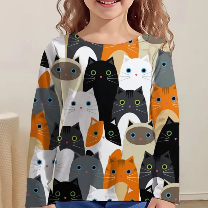 Kawaii%20tops%20kids%20T%20shirt%20for%20girls%20tee%20shirt%20from%209%20to%2012%20years%20Korean%20children's%20clothes%202023%20autumn%20girl's%20animals%20T-shirts%20-%20Image%205