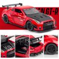 1:24 Nissan Skyline Ares GTR R35 Diecasts Toy Vehicles Metal Toy Car Model High Simulation Pull Back Collection Kids Toys. 
