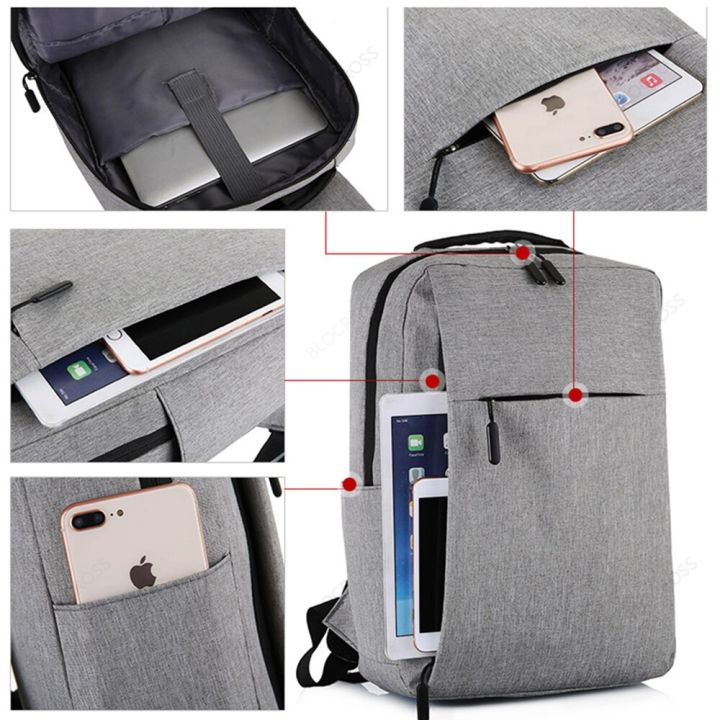 Laptop%20Backpack%20for%20MacBook%20Pro%2014%20inch%202021%20M1%20Pro/M1%20Max%20A2442%20Air/Pro%2013-13.3inch%20Women%20Men%20Travel%20Daypacks%20With%20USB%20Charging%20-%20Image%203