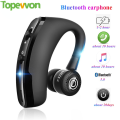 New V9 Single Wireless Bluetooth Earphone with Mic Handsfree Earbuds Stereo Headphones Business In ear Headsets Black. 