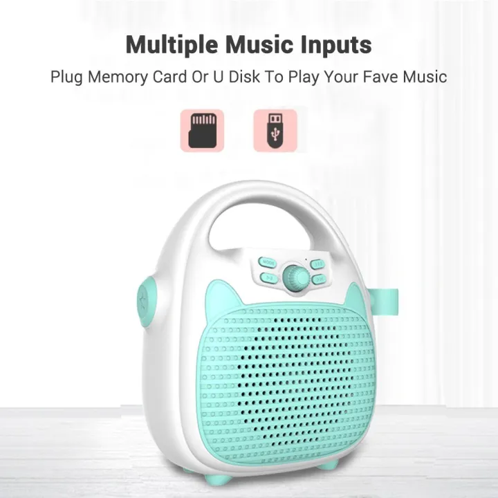 Karaoke%20Machine%20Rechargeable%20Portable%20Karaoke%20Speaker%20with%20Microphone%20-%20blue%20-%20Image%204