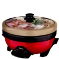 Miyako Double Pot Multi cooker, Electric Curry Cooker With Double Pot, Removable non-stick pan, Automatic cooking and warming system MC-500D (5.5 LTR).
