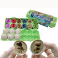 Sensory Educational Toy Smart Egg Toy Baby Development Games Shape Matching Puzzle Eggs Montessori Toys For Children 2 3 4 Years.