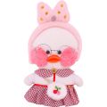 White Doll Clothes Dress Sweater Hat Uniform Fit 30cm Lalafanfan Yellow Duck Doll Children's Toy Girl Gift Duck Doll Accessories. 