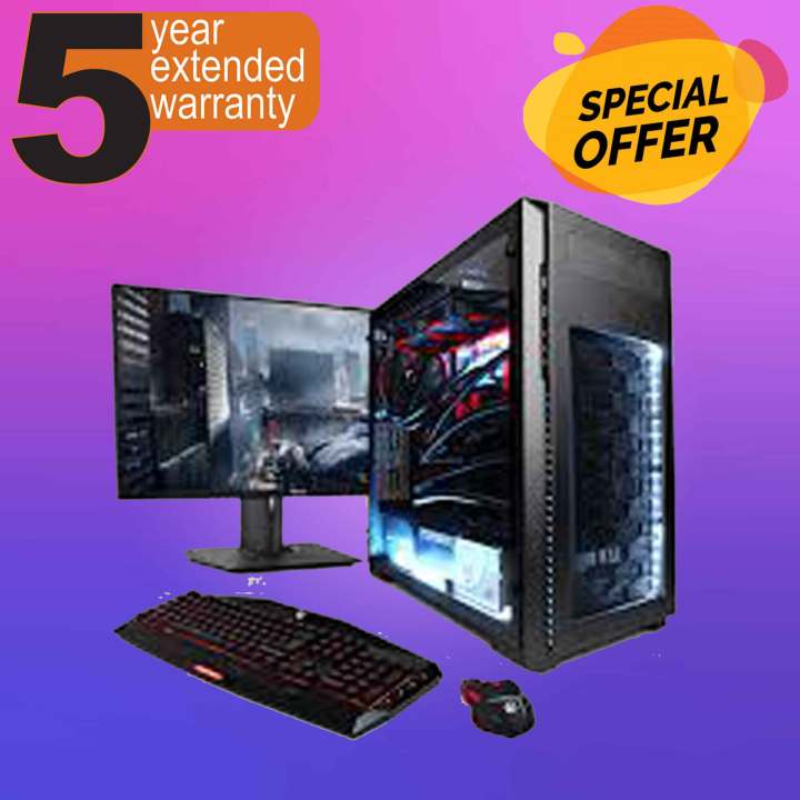 Intel® Dual Core RAM 8GB HDD 500GB Monitor 19 inch HD Graphics 2GB Built-in New Desktop Computer Gaming PC Windows 10 64 Bit PC in low Price All Complete 2020