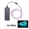 Flexible Neon 1m/3m/5m El Wire Led Neon Dance Party Atmosphere Decor Lamp Ropetube Waterproof Multicolor Led Strip 3v. 