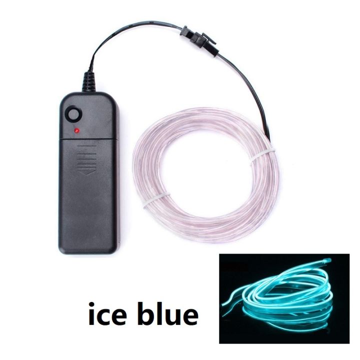 Flexible%20Neon%201m/3m/5m%20El%20Wire%20Led%20Neon%20Dance%20Party%20Atmosphere%20Decor%20Lamp%20Ropetube%20Waterproof%20Multicolor%20Led%20Strip%203v%20-%20Image%205