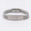 Stainless Steel Bracelet for Men Black Color 5*10 [21cm]. 