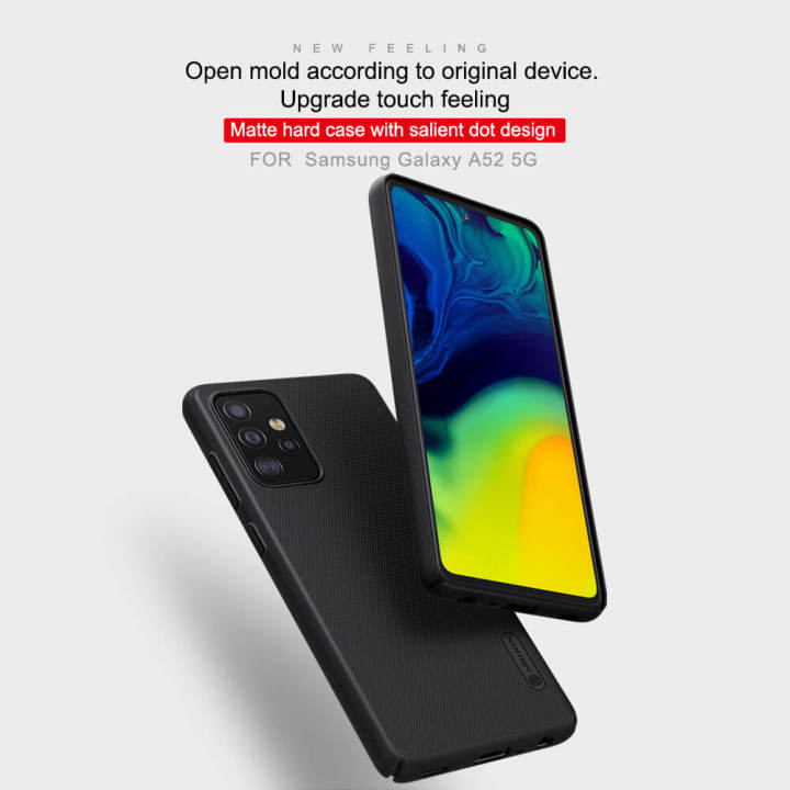 High-Performance%20-%20Nillkin%20(%20Galaxy%20A52%204G/5G,%20A52S%20)%20Frosted%20Shield%20Case%20Matte%20Black%20Hard%20Cover%20for%20Samsung%20Galaxy%20A52%20Back%20Case%20-%20Black%20-%20Image%205